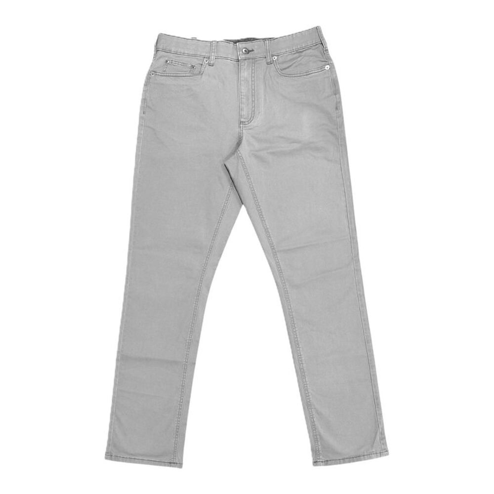 Member's Mark Men's Straight Fit 5-Pocket Stretch Mason Pant - Light Grey